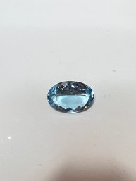 Blue Sapphire Faceted Gemstone