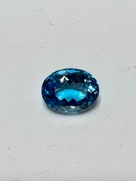 Blue Sapphire Faceted Gemstone