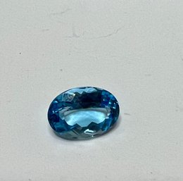 Blue Sapphire Faceted Gemstone