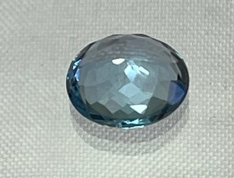 Blue Sapphire Faceted Gemstone