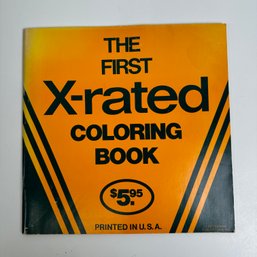 The First X Rated Coloring Book Jeffery Kerns *Local Pickup Only*