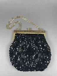 Vintage Beaded & Sequined Hand Bag - Hong Kong