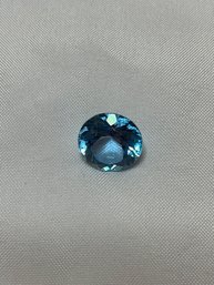 Blue Sapphire Faceted Gemstone