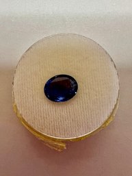 Blue Sapphire Faceted Gemstone