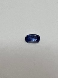 Blue/Purple Faceted Sapphire