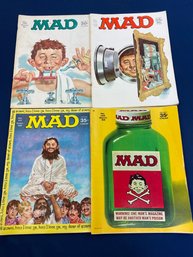 4 Mad Magazines - No 121, 109, 125, 120. 1967-1969