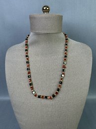 Hematite & Goldstone Necklace