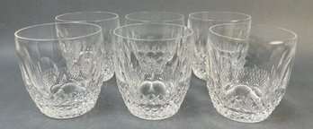 6 Waterford Colleen Pattern Rocks Glasses.