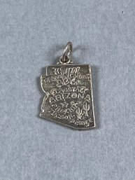 Sterling Silver State Charm - Arizona