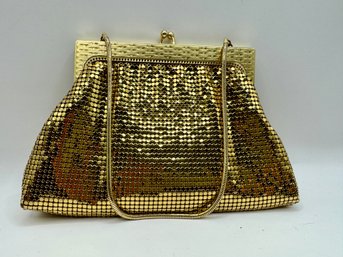 Gold Mesh Clutch Made By Whiting Davis Bags