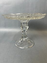 Small Pressed Glass Compote