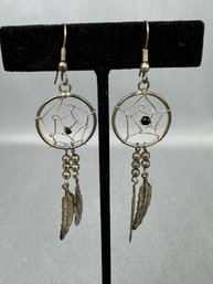 Native Dream Catcher Pierced Earrings