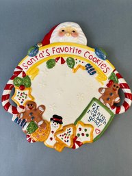 Figi Christmas Cookie Plate.