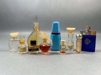 Lot Of Vintage Mini Perfume Bottles -no Shipping Air