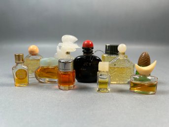 Lot Of Vintage Mini Perfume Bottles -no Shipping Air