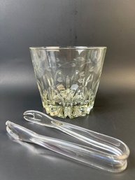 Princess House Heritage Crystal Ice Bucket With Tongs. *LOCAL PICKUP ONLY*