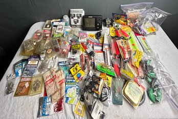 Large Assortment Of Fishing Supplies And Parts
