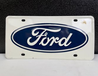 Ford Logo Vanity Plate