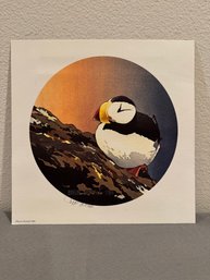 Byron Birdsall 1984 Signed Print Of Puffin