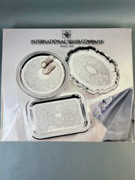 International Silver Company Serving Tray Trio. *LOCAL PICKUP ONLY*