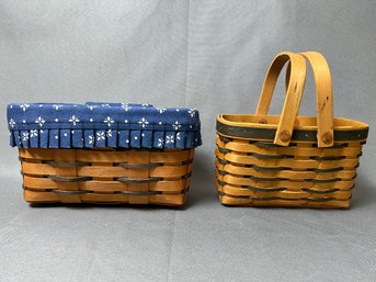 2 Longaberger Baskets.