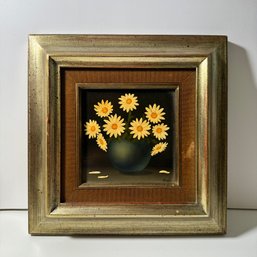 Pot Of Daisies Original Painting By Wipple