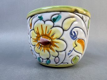 Vintage Hand Painted Planter