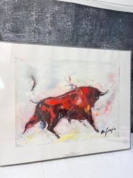 Red Bull Print By DeGrazia. *Local Pick-Up Only*