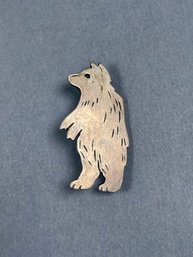 Pewter Bear Pin