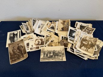 Large Lot Of Mixed Vintage Black And White Photos