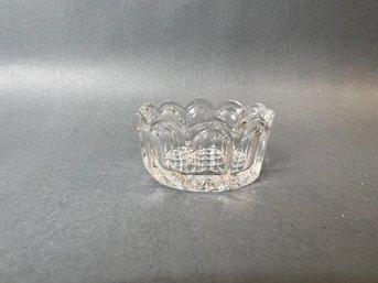 Small Glass Salt Cellar