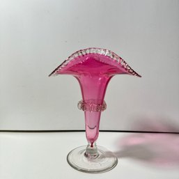 Antique Cranberry Glass Bud Vase *Local Pickup Only*
