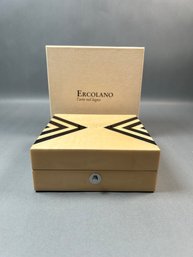 Ercolano Wood Jewelry Box