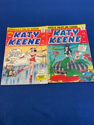 2 Katy Keene Comics 1956 &1957