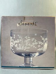 Elements Laurel Leaf Trifle Bowl.
