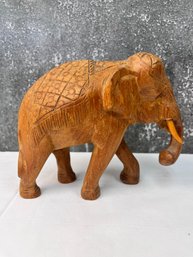 Carved Wood Elephant.