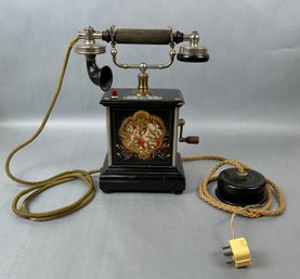 Beautiful Vintage K.T.A.S. French Style Crank Rotary Telefon -local Pickup
