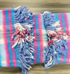 Pink & Blue Plaid Blanket *Local Pick Up Only*