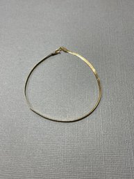 14k Yellow Gold Chain Bracelet With X & O Detail