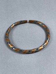 Tri-Tone Metal Cuff Bracelet (#5)