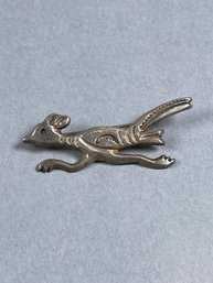 Navajo Silver Roadrunner Pin