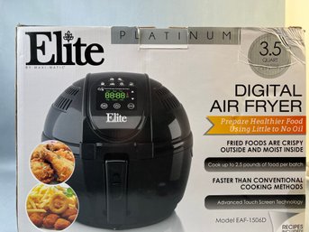 Elite By Maxi-matic Platinum Digital Air Fryer.