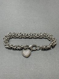 Judith Ripka Sterling Link Bracelet