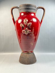 Arte Italica Large Double Handled Made In Italy Vase