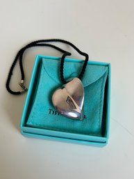 Tiffany & Co. Frank Gehry Heart Pendant Necklace