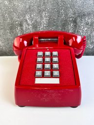 Vintage Touch Tone Red Phone.