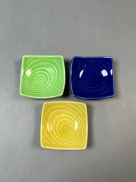 Three Small Condiment Dishes