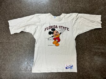 Champion Florida State Mickey Mouse Football Style Shirt