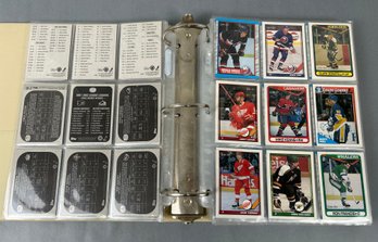 NHL Hockey Assortment Cards In Binder Sleeves