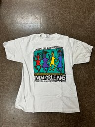 Vintage New Orleans Loozaiana Planet Earth T Shirt